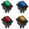 Suministro Interruptor 12V para Exterior Impermeable 30A Interruptor Tipo Barco 220V Interruptor de Modificación en Línea 20A Interruptor de Pie con Tornillos