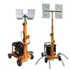 Faro Móvil de Iluminación Empujado a Mano para Construcción, Rescate, Control de Inundaciones, Camión Ligero de Elevación Manual de Emergencia HMF955