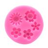 Flor Crisantemo Girasol Florete de Girasol Molde de Silicona Pliegue Azúcar Chocolate Pastel Molde Decorativo