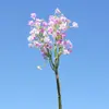 3 Ramilletes Atados a Mano con 62 Flores, Gypsophila Pastoral, Flores Artificiales, Flores Falsas, Exhibición para el Hogar, Estudio de Bodas, Flores Decorativas Pequeñas y Frescas
