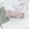 Estilo Coreano Nova Faixa de Cabelo de Pelúcia Laço Lavar Rosto Lavar Cabelo Faixa de Cabelo ins Tendência Celebridade da Internet Fofa Pérola Faixa de Cabelo Lote