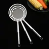 Separador de Fugas de Aceite de Malla de Acero Inoxidable 304 Borde Estrecho Filtro de Grasa Cuchara Filtro para Jugo Leche de Soya Colador de Malla de Acero Inoxidable para Cocina