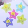 Parche Estilo Ins de Dibujos Animados Lindo con Estampado de Estrella de Cinco Puntas Accesorios para Pasadores de Pelo de Acrílico DIY Material para Colgante de Collar Infantil