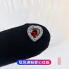 Joyería para perforación corporal de aleación de titanio F136, clavo para oreja de amor dulce, clavo para cartílago de la oreja, clavo para nariz con forma de corazón, venta al por mayor