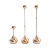 Candelabro de metal creativo de estilo europeo, luz para el hogar, mesa de comedor de lujo, decoración de cena con velas, decoración romántica retro para bodas, regalo