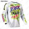 Ropa de Descenso de Zorro de Manga Larga de Venta Caliente Transfronteriza, Camiseta de Motocicleta Todoterreno de Secado Rápido, Camisa Casual, Ropa de Ciclismo