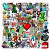 49/50 folhas de adesivos do mundo virtual My World Games Roblox para notebook e mala