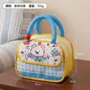 Bolsa de Almuerzo de Papel de Aluminio Grueso Linda de Dibujos Animados Bolsa de Almuerzo Portátil Cherry Girl Bolsa Portátil Linda con Bolsa de Hielo