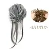 Peluca, accesorio para el cabello estilo europeo y americano, largo y voluminoso, postizo para mujer de aspecto natural, peinado de moño, moderno y versátil, nuevo en stock