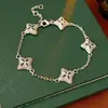 Pulseira Estrela Explosão Flor Vintage de Zircônia de Segunda Mão, Pulseira de Luxo Leve de Alta Qualidade, Joia Exquisita Fashion Retrô para Mulheres