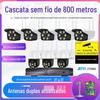Câmera Rotativa Sem Fio de 360 Graus Monitor de Alta Definição Conjunto Completo de Equipamentos para Casa, Exterior, Loja, Uso Comercial, Remoto