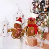 Muñeca Regalo de Navidad Hombre Galleta Hombre de Jengibre Juguete de Peluche Muñeca Decoración de Árbol de Navidad Muñeca de Escaparate de Centro Comercial