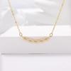 Lujo ligero nicho Rojo de internet mismo estilo colgante de letra moda collar versátil cadena clavicular elegante dulce collar de acero de titanio para mujer