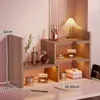 Estante de Mesa, Porta-Objetos de Canto de Mesa, Estante de Livros Retrátil de Múltiplas Camadas, Prateleira de Armazenamento de Canto de Mesa para Estudantes