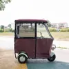 Nuevo Estilo Sin Cuero Minibús Cochera Engrosada Doble Capa Cálida Cortina de Lluvia Tela de Lluvia Simple Triciclo Cochera Toldo Fábrica Venta al por Mayor