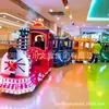 Equipamento de diversão ao ar livre trilho de trem turístico sem trilhos playground ônibus turístico trilho parque de diversões infantil trem pequeno