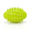 Brinquedo de Borracha Resistente à Mastigação para Cães, Bola de Rugby Pequena Multicor, Atacado Personalizado da Fábrica de Origem