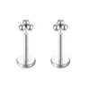 Conjunto de Brincos de Aço Inoxidável Mais Vendido da Amazon, Piercings de Lábio com Zircônia, Brincos de Luxo Leve, Conjunto de Brincos, Venda Direta Atacado de Fábrica