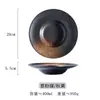 Plato Estilo Japonés Transfronterizo Plato para Espagueti Occidental de 11 Pulgadas Estilo Occidental Espagueti Platos Fríos Plato para Ensalada Sopa Plato para Pasta
