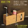 Caixa de Armazenamento Multifuncional de Bambu Porta-Hashi para Restaurante Comercial Caixa de Papel para Guardanapo de Hotel Loja de Macarrão Porta-Hashi para Lenços de Papel