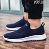 Explosiones Transfronterizas Zapatos Casuales de Color Sólido con Suela Gruesa para Hombres y Mujeres Zapatilla de Deporte para Pareja Zapatos de Correr de Malla a la Moda