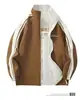 Nuevo Cárdigan Casual para Hombre Chaqueta Abrigo con Cuello Alto Doble Cara Versátil Estilo Hong Kong Talla Grande Marca de Moda Top para Primavera y Otoño