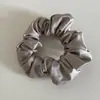 Diadema de Satén Sedoso Plegado Intestino Pequeño para Mujer, Cola de Caballo de Alta Elasticidad, Goma Elástica Duradera, Cuerda para el Cabello, Accesorio para el Cabello