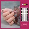 Luminous Halloween Series 16 Adesivos para unhas Adesivos completos Adesivos para unhas de Natal Abóbora Aranha Impressão de sangue Nail Art Jóias