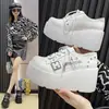 Botines Martin Originales Night Knight para chica popular, suela gruesa, punta redonda, super geniales, hebilla, cordones decorativos, Botines Martin