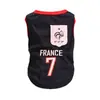 Roupas Estilo Futebol Copa do Mundo de Cães e Gatos, Roupas para Pets, Roupas Casuais da Moda para Cachorros
