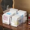 Caixa de Armazenamento de Máscara Facial, Organizador de Compartimento de Penteadeira Transparente, Caixa de Armazenamento de Cosméticos de Grande Capacidade, Prateleira de Armazenamento de Produtos para Cuidados com a Pele