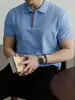 Camiseta tipo polo Hengyuanxiang 240g de Algodón Sorona para Hombre de Manga Corta 2026 Verano Nueva Camiseta Casual de Negocios