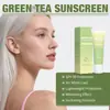 Crema Protectora de Té Verde Transfronteriza 50g Protector Solar de Té Verde Empaque Neutro