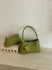 Textura de alta gama, bolso de axila con patrón tejido de lujo ligero para mujer, nuevo bolso baguette, bolso de hombro casual para el día a día, transfronterizo