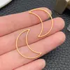 Acero Inoxidable Grande Electrochapado al Vacío Dorado Borde Geométrico Calado Trébol de Cuatro Hojas Símbolo del Infinito Accesorios para Joyería DIY