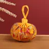 Pingente Porta-Cabelo Fetal Estilo Antigo Portátil, Acessórios Hanfu, Bolsinha de Brocado Bordada, Sachê Retrô, Bolsa Sachê Vazia Atacado