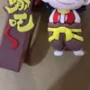 Figuritas de llavero de goma blanda de anime de dibujos animados, colgantes para mochila, accesorios para bolsos, pequeños adornos, al por mayor en stock para tiendas