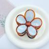 Pinza de Agarre de Flores de Combinación de Colores Vintage para Mujer, Semirrecogido, Estilo Celebridad, Simple, Horquilla de Flores de Huevo, Pasador para el Cabello Combinable, Accesorios para el Cabello para Mujer