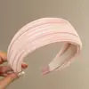 Diadema de moda estilo coreano de ala ancha para niñas, otoño e invierno, realza el cutis, añade ambiente, accesorio para el cabello vintage de corona alta