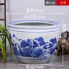 Macetas Grandes de Patio, Vasijas de Agua de Porcelana Azul y Blanca de Jingdezhen, Peceras, Recipientes para Lotos, Macetas para Nenúfares, Tanques para Tortugas, Tanques para Tortugas de Hotel