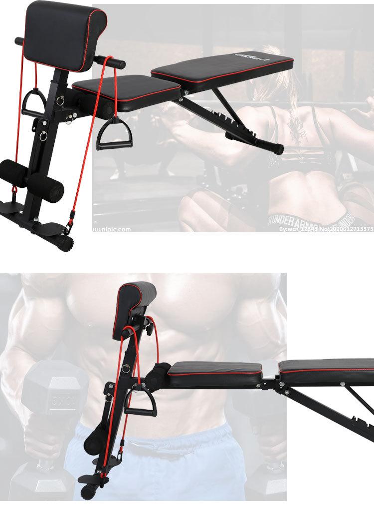 哑铃凳可调节折叠