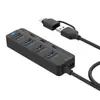 Nuevo Hub USB 3.2 GEN1 de 7 puertos 7 en 2 para computadora MACBOOK Divisor de alta velocidad Hub 3.0