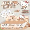 Papel de Lenço de Papel Impresso Fashion Desenho Animado Hello Kitty 40 Folhas Fofo Pacote Pequeno Descartável Lenço de Papel Portátil