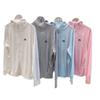 Ropa de protección solar para mujer, de seda helada, a la moda, con protección UV, fina, de verano, para exteriores, con capucha, para comercio exterior