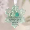 Um Grande Número de Criativo Pronto para Usar Popular Portátil Forma de Floco de Neve Vidro do Mar Amizade Neve