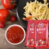 Salsa de Tomate Yisens Comercial Paquete Pequeño 9g*600 Paquetes Salsa de Tomate Doméstica Bolsa Pequeña Salsa para Papas Fritas Hamburguesa