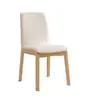 Silla de Comedor de Madera Maciza Lujo Ligero Silla con Respaldo Suave Silla para el Hogar Moderna Simple Nórdica Restaurante Hotel Mesa y Sillas de Comedor