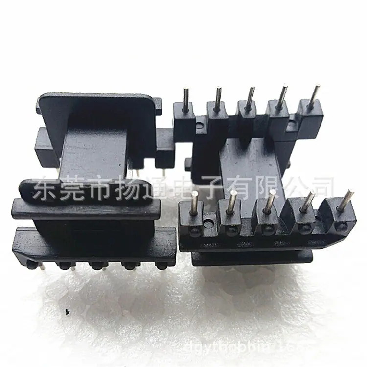 EF25骨架卧式5+5p 脚距4mm YT-2505-1