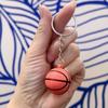 Llavero de PVC de simulación creativa colgante de baloncesto estéreo colgante de bolsa de fútbol lindo tenis de dibujos animados lote de billar