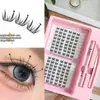 Set de pegamento para pestañas postizas transfronterizo, gran capacidad, ligero, pestañas de ciervo, pestañas postizas estilo estrella, set natural para principiantes
